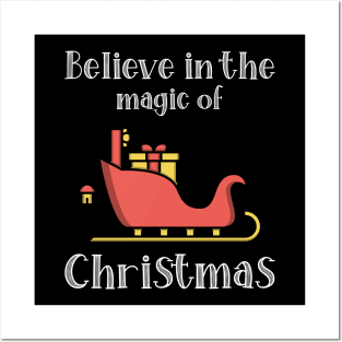 Believe in the magic of Christmas Posters and Art